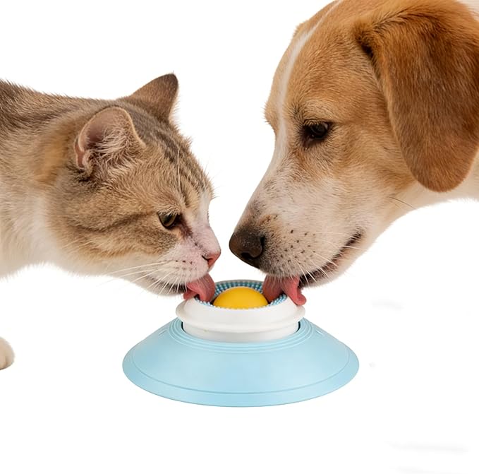 Dog Lick Ball,Licking A Ball Add More Fun Bowl, Dog Lick Ball Bowl,Licking A Ball for Dogs,Slow Down Eating Speed and Add More Fun for Your Dog and Cats. (Y*3PCS)