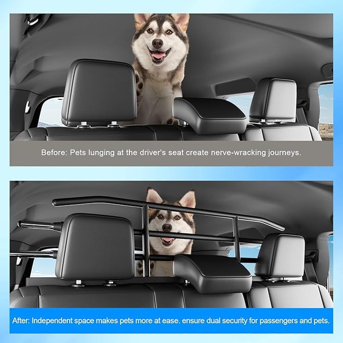 Dog Car Barrier Compatible with 2025 Toyota 4Runner Dog Gate Pet Barrier Replacement for 2025 Toyota 4Runner Accessories