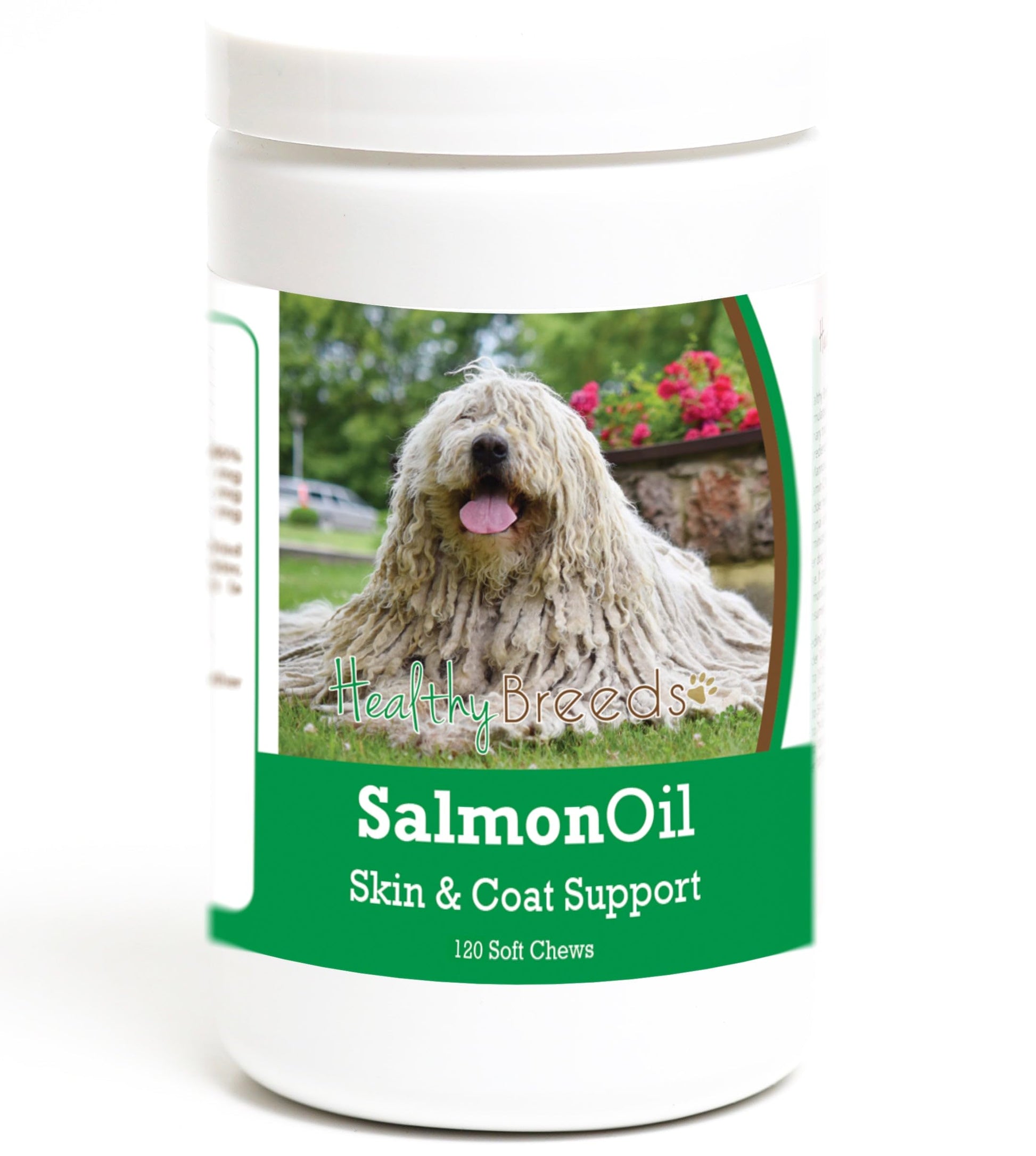 Healthy Breeds Komondorok Salmon Oil Soft Chews 120 Count