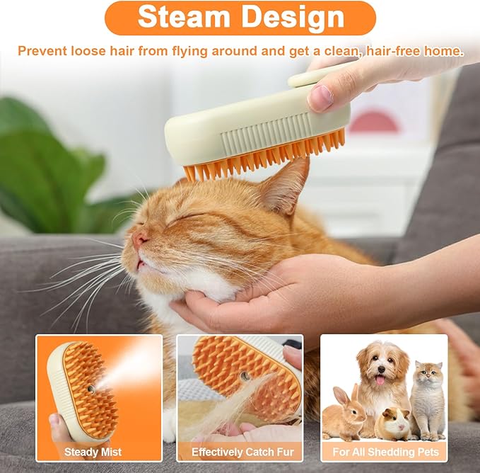 Interactive Cat Toys & Cat Steam Brush