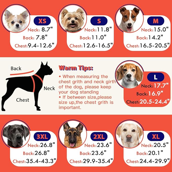 Black Dog Coat Soft Pet Sweater for Cold Weather Waterproof Jacket with Fleece Lined Warm Pet Winter Coat with Leash Hole Thick Clothes Windproof Dog Puffer Coats for Small Dogs