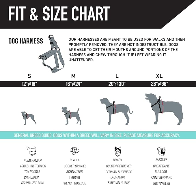 Wolfgang Heavy Duty Adjustable Dog Harness, Pull-Tested to Over 800 lbs for Walking & Training, MarbleSwirl Print, X-Large