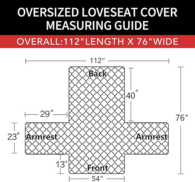 Easy-Going Sofa Slipcover Reversible Loveseat Sofa Cover Couch Cover for 2 Cushion Couch Furniture Protector with Elastic Straps for Pets Kids Dog Cat (Oversized Loveseat, Navy/Navy)