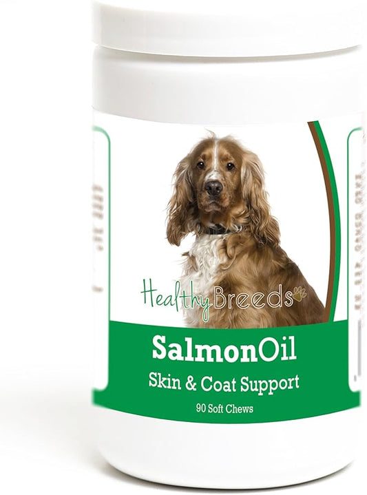 Healthy Breeds English Cocker Spaniel Salmon Oil Soft Chews 90 Count