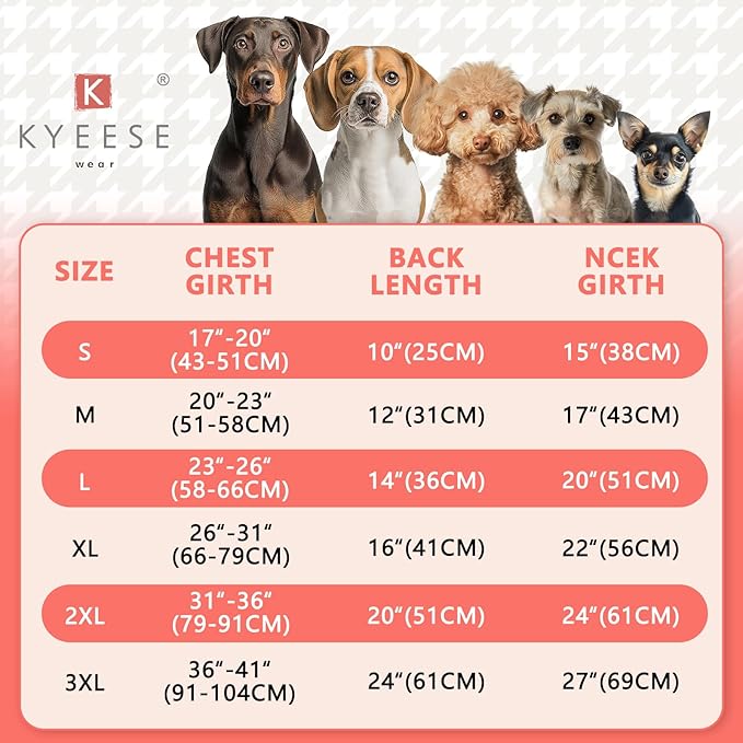 KYEESE Waterproof Dog Coat, Windproof Pet Jacket with Thick Fleece Lining, Extra Warm High Collar Dog Coats for Medium to Large Dogs with Leash Hole and Reflective Strips, Blue, XX-Large