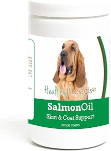 Healthy Breeds Bloodhound Salmon Oil Soft Chews 120 Count