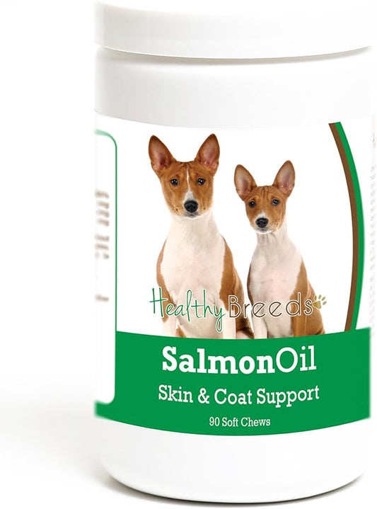 Healthy Breeds Basenji Salmon Oil Soft Chews 90 Count