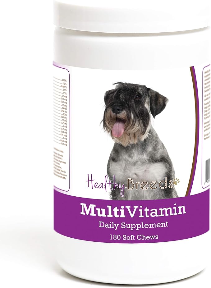 Healthy Breeds Standard Schnauzer Multivitamin Soft Chew for Dogs 180 Count