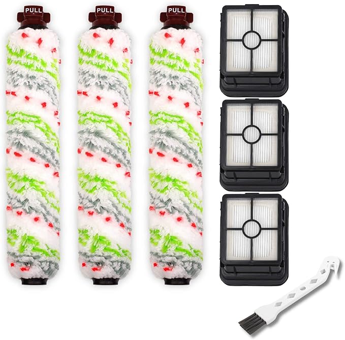 Replacements Parts for BISSELL CrossWave PET PRO CrossWave Vacuum Cleaner Cordless, Pet Brush Rolls, Multi Surface Brush Roll & Filters