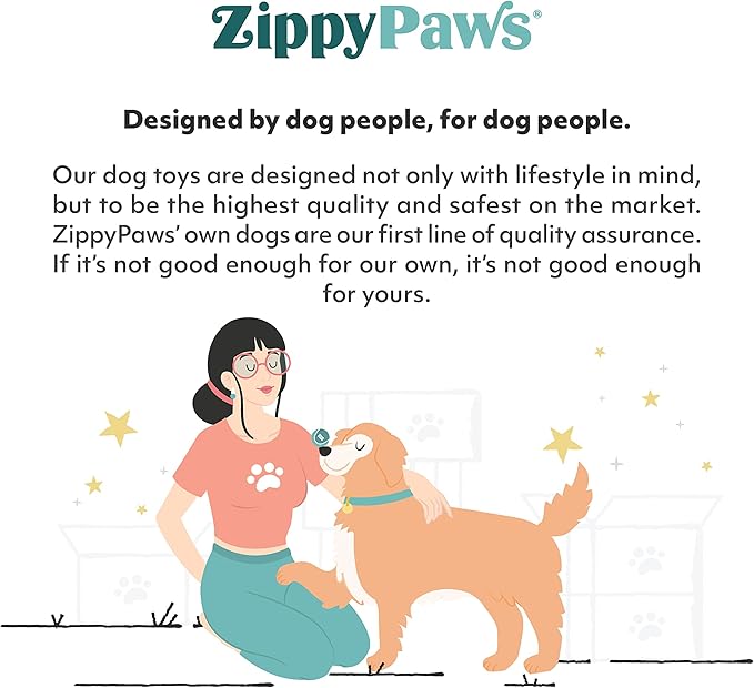 ZippyPaws Burrow Wilderness Camping Tent - Interactive Hide & Seek Dog Puzzles, Colorful Squeaky Toys for Small & Medium Dogs