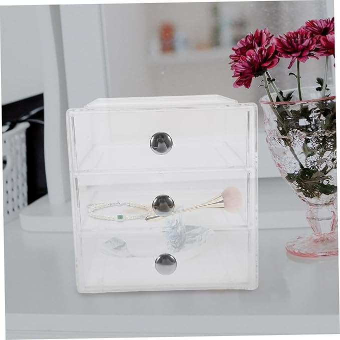 Three-layer Storage Box Drawers Multi-functional Desktop Organizer Desk Organizers and Storage Drawers