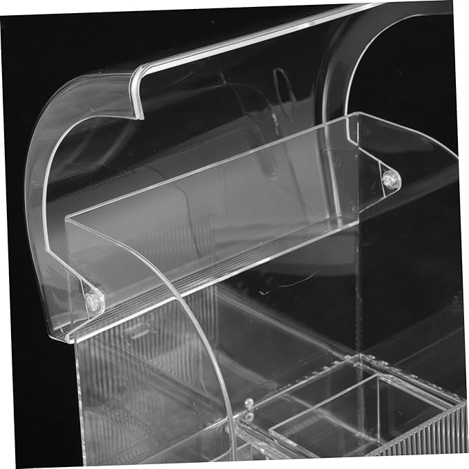 SAFIGLE Large Capacity Acrylic Makeup Organizer with Drawers Stylish and Storage Box for Makeup Cosmetics for Desktop and Vanity Use