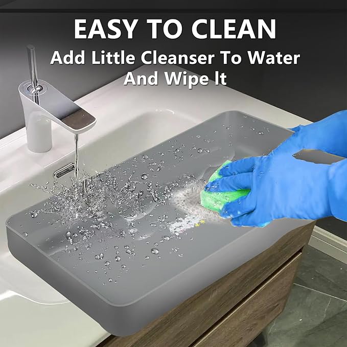 Reusable Litter Tray Compatible with Petsafe ScoopFree Cat Litter Box Tray,Self-Cleaning Cat Litter Boxes,with Free Scoop, New Designed Never Absorbs Odor, Stains, or Rusts,Easy Clean-Grey