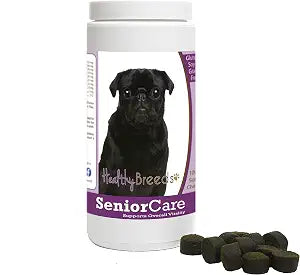 Healthy Breeds Pug Senior Dog Care Soft Chews 100 Count