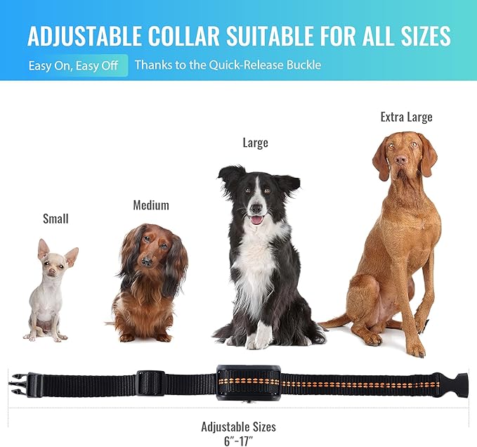 CO-Z Indoor Wireless Pet Barrier with Adjustable Range, Dog Electric Fence for Home, with Transmitter & Rechargeable Shock Training Collar, Pet Gate Keeps 1'6" to 8'6" Areas Off Limits