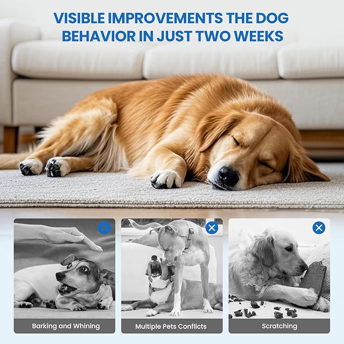 Dog Calming Diffuser, Dog Pheromones Calming Diffuser, Relaxing Pheromone for Dogs Relief Stress Anxiety Reduce Aggression Barking, Help Train Dog to Pee