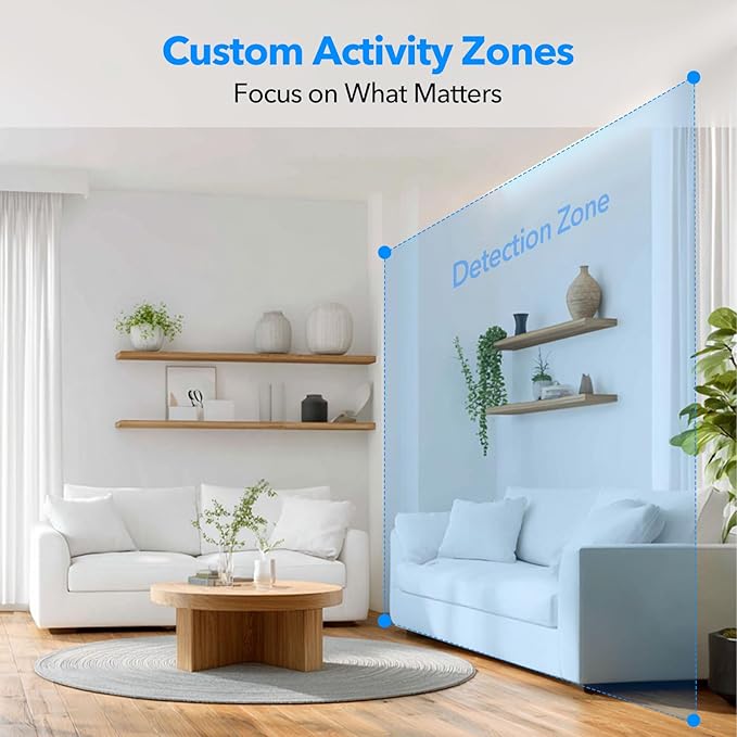 2K Cameras for Home Security Dual-Band 5G/2.4GHz WiFi Security Indoor Camera for Baby Pet Dog Cat Elder AI Motion Detect 2-Way Audio Night Vision 24/7 Local Recording SD Cloud Storage
