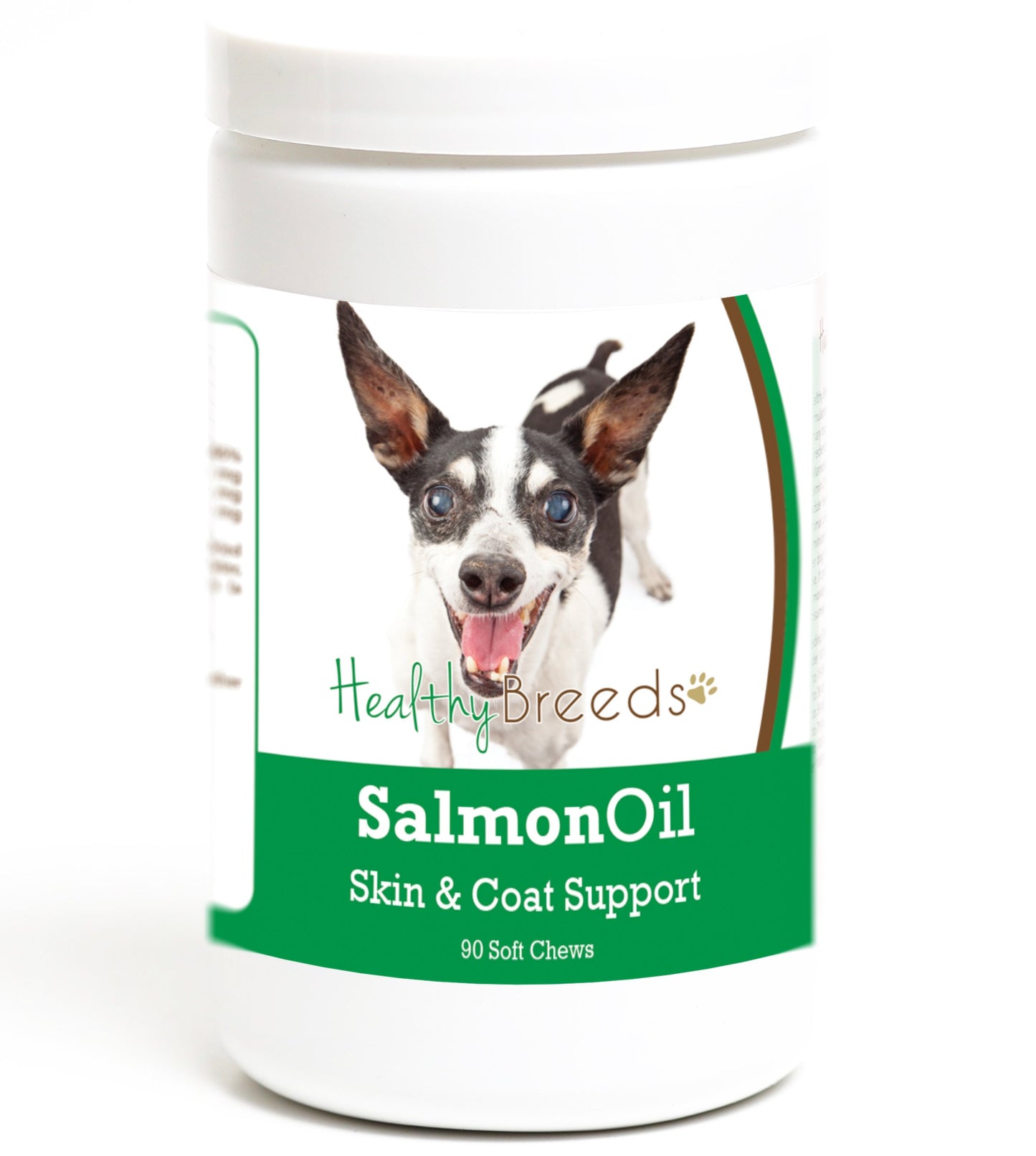 Healthy Breeds Rat Terrier Salmon Oil Soft Chews 90 Count