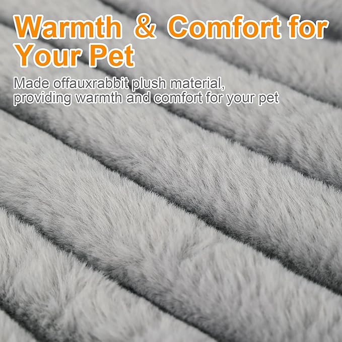 Washable Small Cat Dog Bed,Calming Anti Anxiety Round Donut Dog Bed,Fluffy Puppy Dog Beds for Medium Small Dogs,Cute Kitten Cat Beds for Indoor Cats,Comfort Pet Bed for Medium Size Dogs(Grey,M)