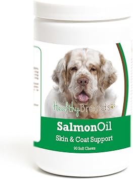 Healthy Breeds Clumber Spaniel Salmon Oil Soft Chews 90 Count