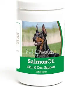 Healthy Breeds Doberman Pinscher Salmon Oil Soft Chews 90 Count
