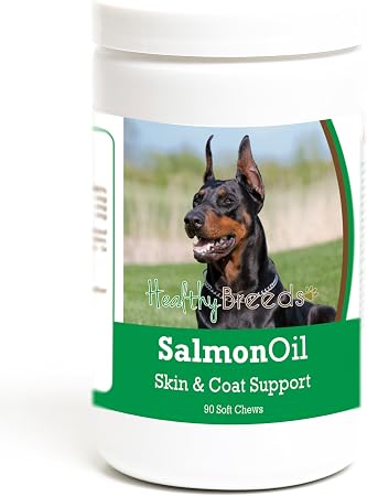 Healthy Breeds Doberman Pinscher Salmon Oil Soft Chews 90 Count