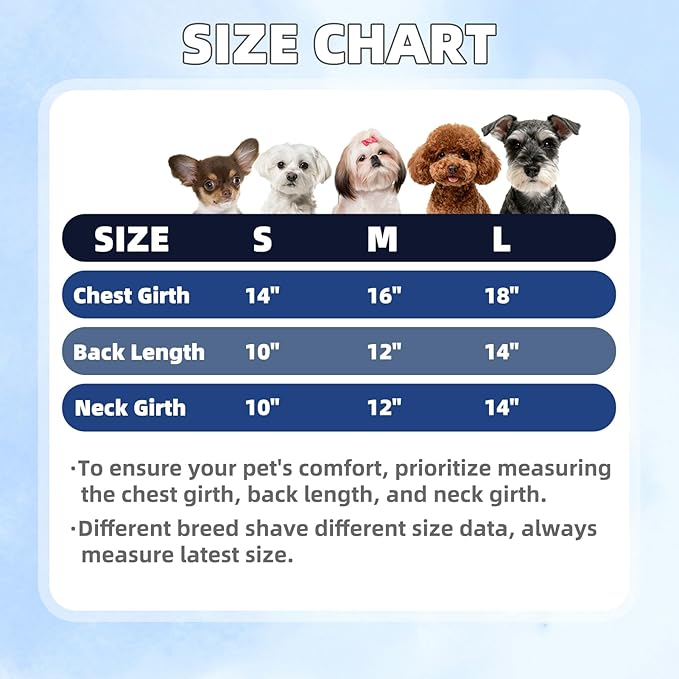 PUPTECK 3 Pack Fleece Dog Sweaters Winter Coat for Small Dogs, Pullover Jacket Pet Cat Fall Clothes Puppy Sweatshirt Soft Warm Vest for XS S Medium Dogs, Navy&Blue&Light Blue, S