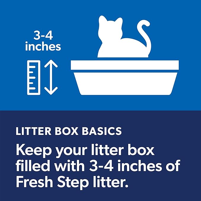 Fresh Step Clean Paws Cat Litter with Febreze Freshness, Advanced Multi Cat Low Tracking Clumping Litter, 37 lbs. (2 x 18.5 lb. Box)