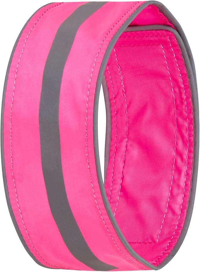 SPOT THE DOG! Reflective Dog Collar - Adjustable Pet Collars, Safe, Durable, Comfortable Dog Walking Accessories for Large Dog, Hunting Dog, Puppy, Lightweight Boy, Girl Dog Collars (Neon Pink, L)