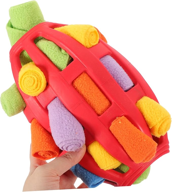 TOYANDONA Interactive Snuffle for Dogs Treat Dispenser Toy for Mental Safe Lightweight Material Enrichment Fun for Chewing and Teething for
