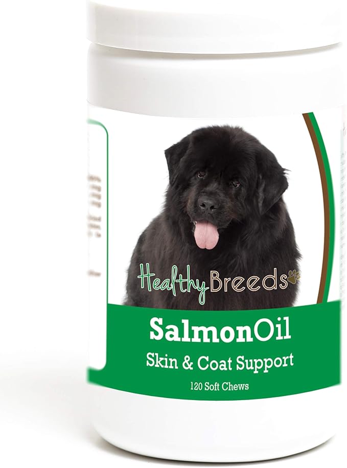 Healthy Breeds Newfoundland Salmon Oil Soft Chews 120 Count