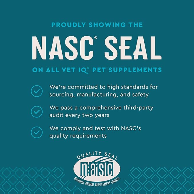VetIQ 8-in-One Multifunctional Supplement for Dogs, Supports Hip & Joint, Urinary Tract, Immune System, Skin Health and Heart Health, Soft Chews, Made in The USA, (Pack of 120)