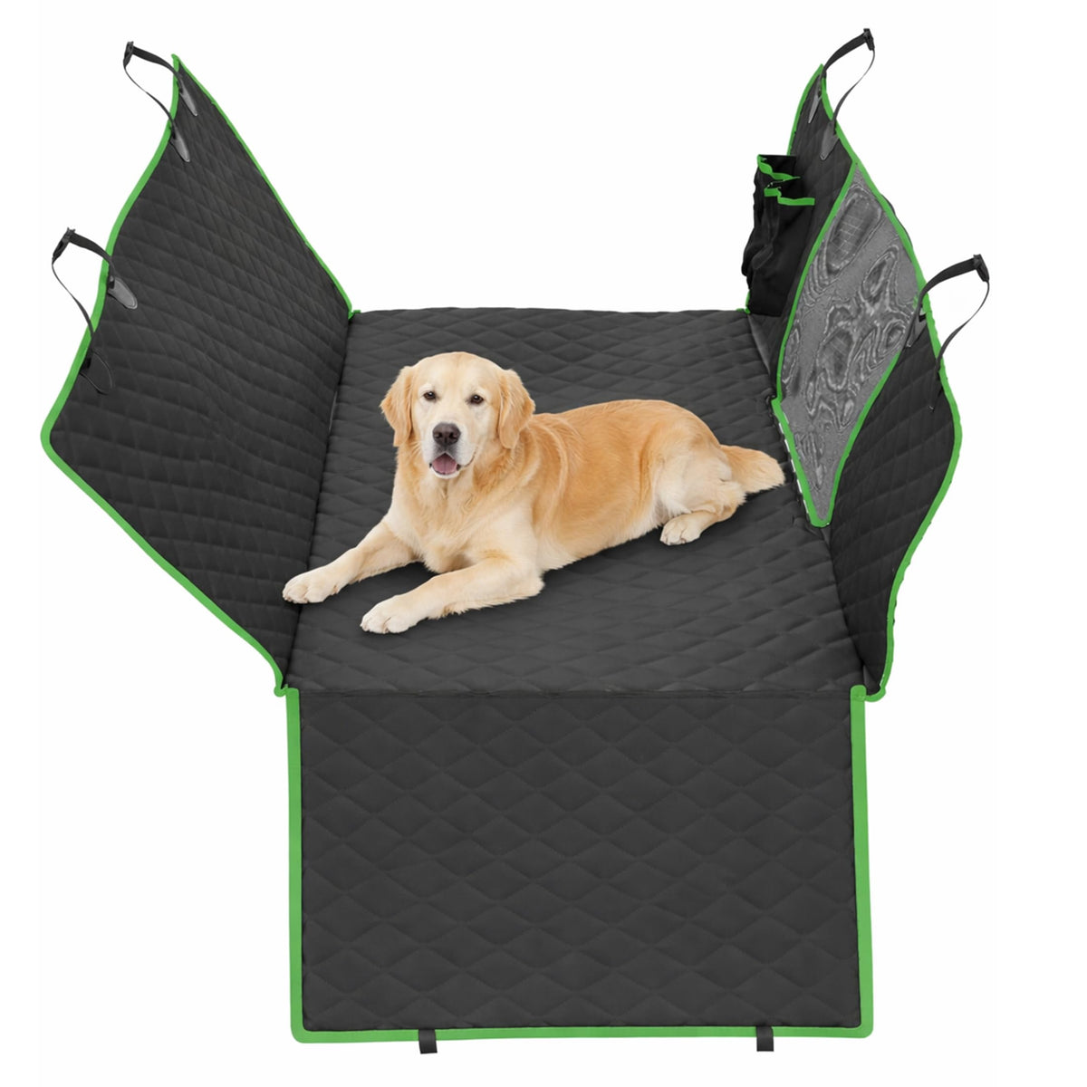 Dog Car Seat Cover for Back Seat, Waterproof - Image 1