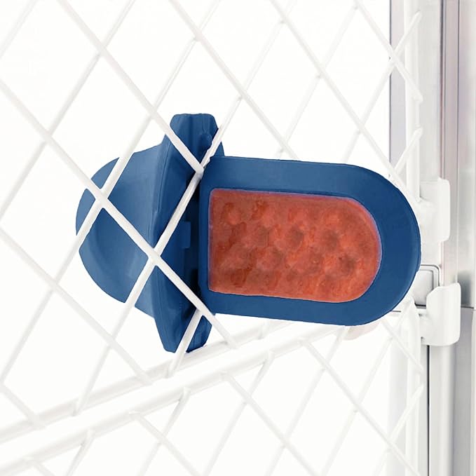 Diggs Groov Crate Training Aid for Puppies and Nervous Dogs – Calming Lick Mat for Crate Training & Separation – Puppy Enrichment Toy with Freezer Shell – BPA-Free – (Royal)