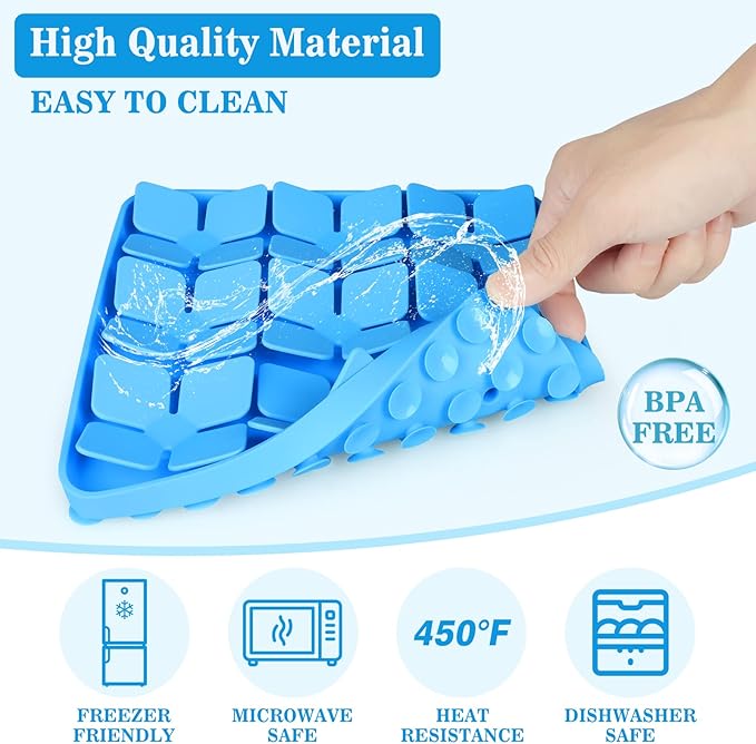 2 Pack Snuffle Mat for Dogs,Silicone Interactive Dog Mat No Hurt for Dog's Nose for Smell Training and Slow Eating,Encourages Natural Foraging Skills and Stress Relief for Dog Mental Stimulation Toys