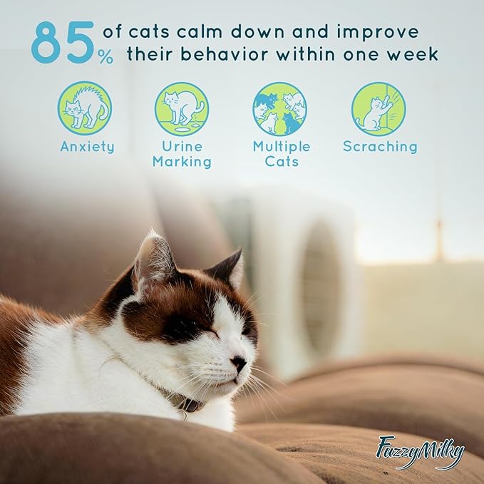 Cat Pheromone Calming Diffuser Gel, Unplugged Cordless Cat Calming, Anxiety Relief, Lasting 2 Months, Adjustable for Home,Car Travel, Scratching,Urine Marking(120 ml, 4.1 fl oz)(Honeycombed)
