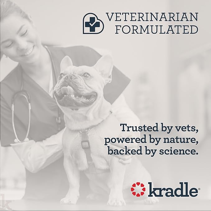 Kradle Chillers Hard Chews for Dogs - GABA L-Theanine - Occasional Anxiety Support - Chicken Flavor - 12 Hard Chews
