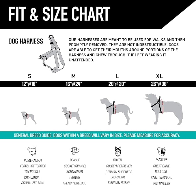 Wolfgang Heavy Duty Adjustable Dog Harness, Pull-Tested to Over 800 lbs for Walking & Training, RockyPeaks Print, X-Large