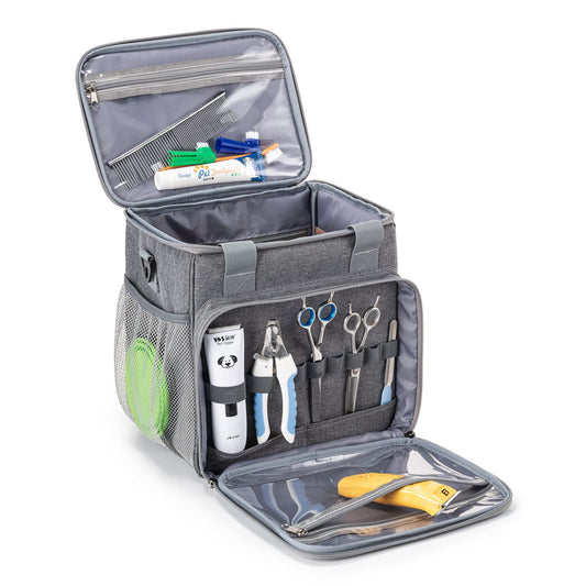 Pet Grooming Bag, Dog Grooming Supplies Organizer Tote Bag - Image 1