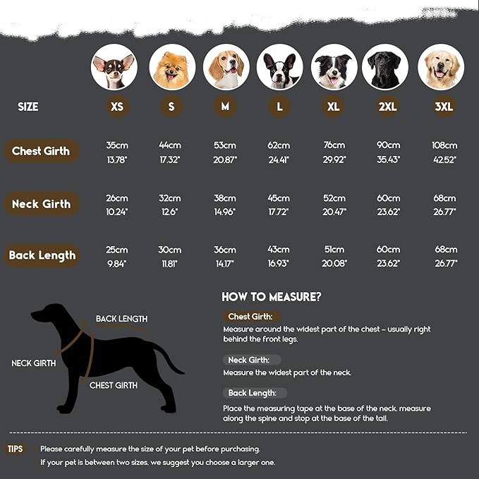 ASENKU Reflective Dog Coat with Built-in Harness, Windproof Fleece-Lined Dog Jacket for Small, Medium, Large Dogs, Warm Winter Vest with Turtleneck & Zipper (Khaki XL)