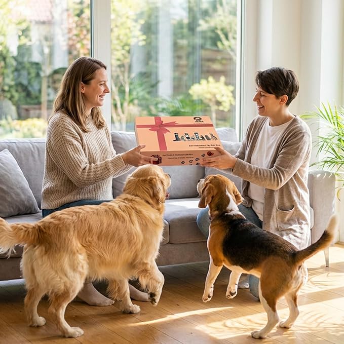 AiVIE Dog Gift Basket | 10pcs Puppy Starter Kit, New Pup Starter Gifts with Interactive Toys, Perfect Doggie Birthday Gifts with Chew Toy, Ready-to-Give Gift Doggie Necessities for New Puppy Parents