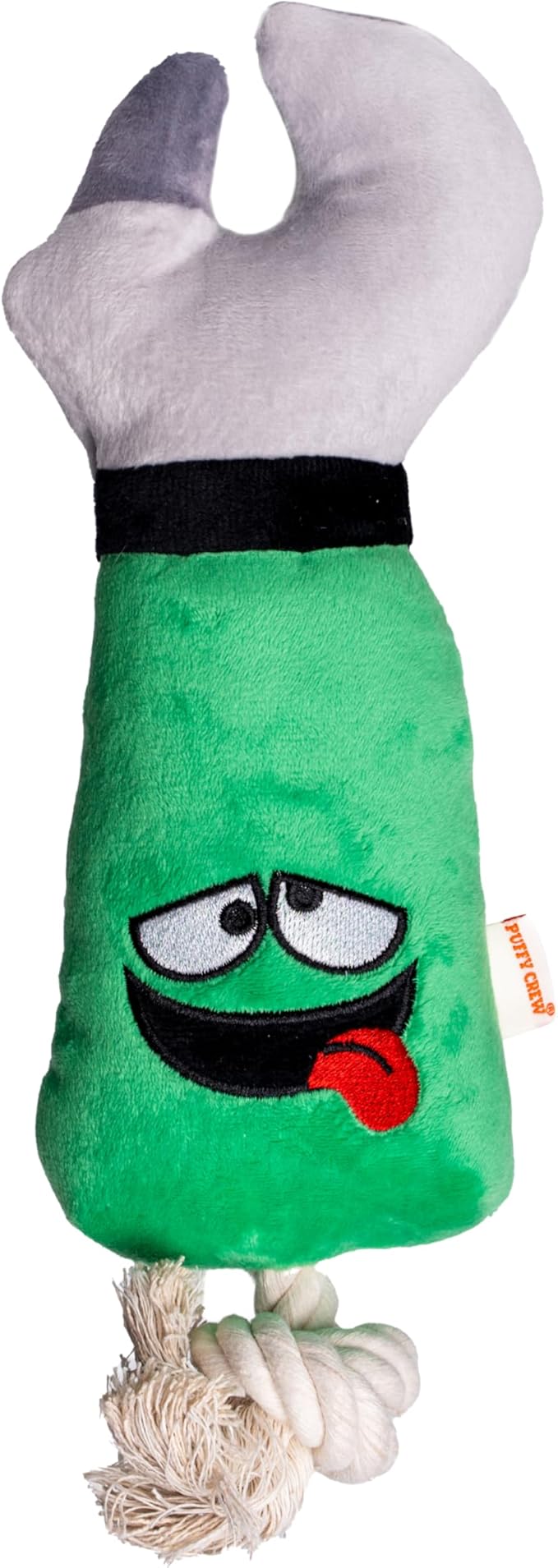 Squeaky Dog Plush Toy, Tools Bite_Stick Collection, 12", for Various Sized Dogs (Wrench, Large)