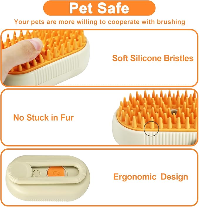 Interactive Cat Toys & Cat Steam Brush