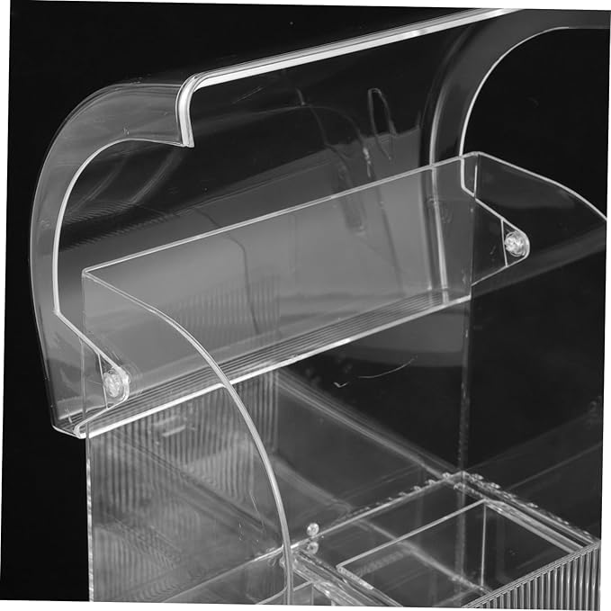 FRCOLOR Large Capacity Makeup Storage Box Acrylic Organizer Desktop Cosmetics Organizer Dividers