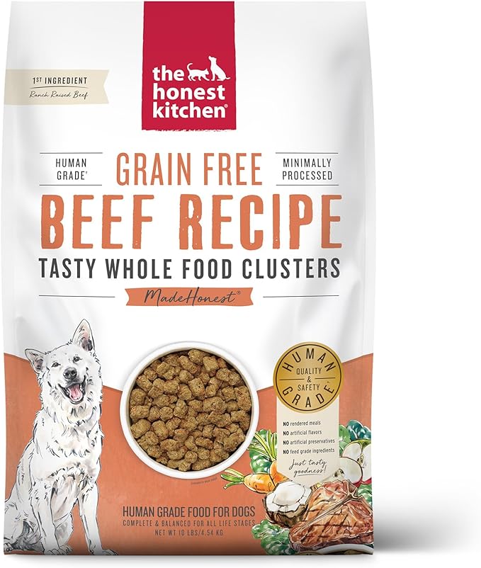Whole Food Clusters Dog Grain Free Beef 10 lb Bag