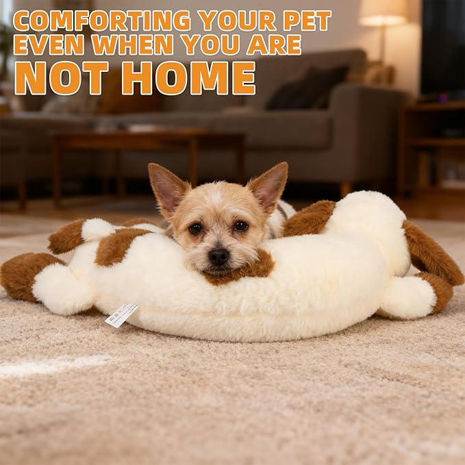 Heartbeat Puppy Calming Plush Toy — Anxiety Relief, Sleep Aid, Rechargeable