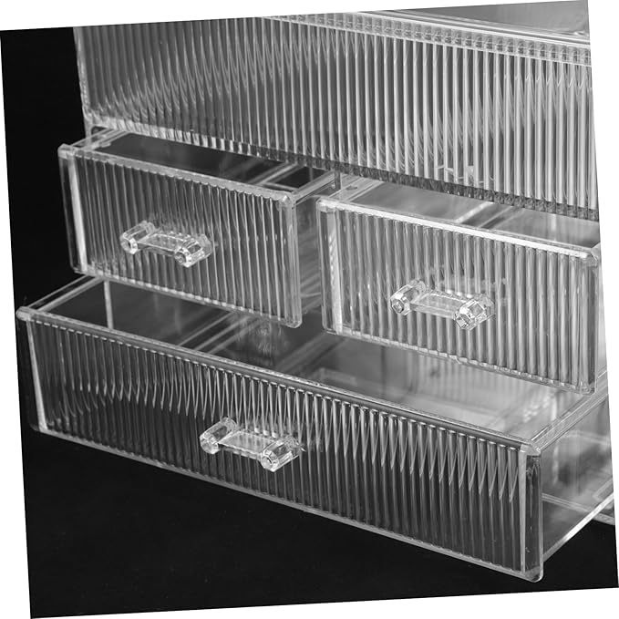 Large Makeup Organizer Box Drawers Acrylic Desktop Makeup Storage Easy Access to Your Beauty Products