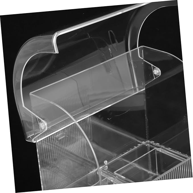 FRCOLOR Makeup Storage Box Drawers Acrylic Makeup Organizer Desktop Storage Bin for Organizing Multi-functional for Jewelry Accessories