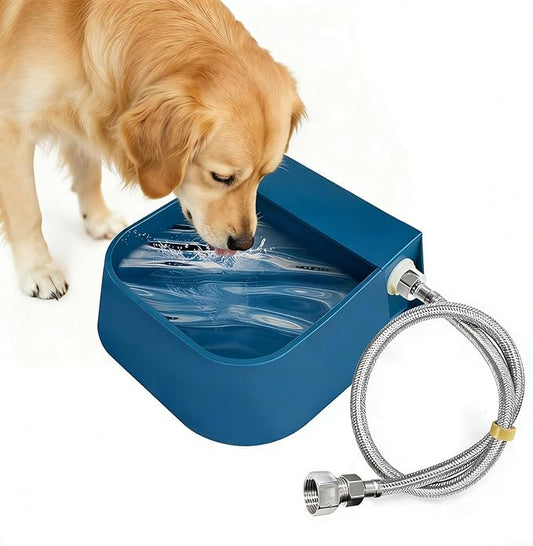 Enjoying Automatic Dog Water Dispenser 2L Outdoor/Indoor Pet Waterer Feeder Self Filling Water Float Valve Livestock Waterer for Dog Cat Chicken