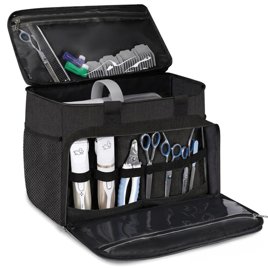 Dog Cat Grooming Bag for Vacuum,Scissors - Image 1